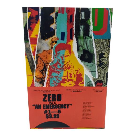 Zero Vol 1 An Emergency Image Comics TPB Graphic Novel Issues 1-5 2014 Paperback - Picture 1 of 2